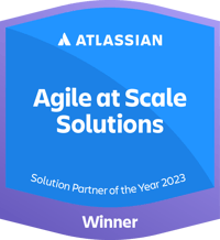 Atlassian Award Agile at Scale Solutions Winner 2023