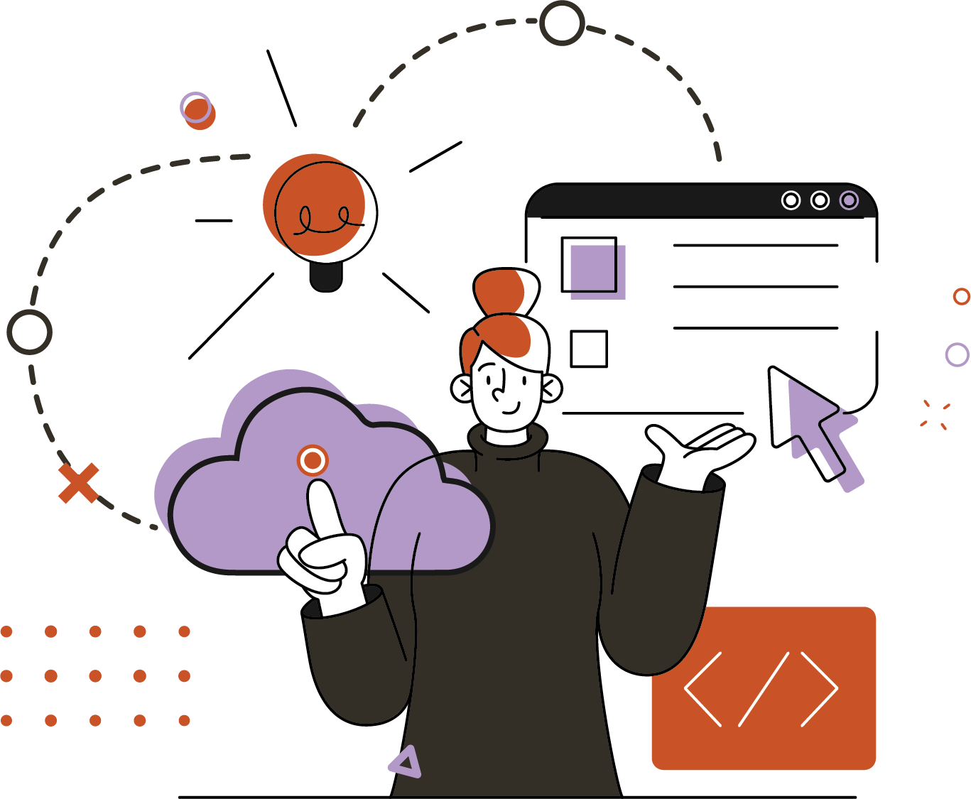 Woman Cloud Migration