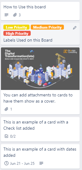 Trello 101 - An introduction-cards