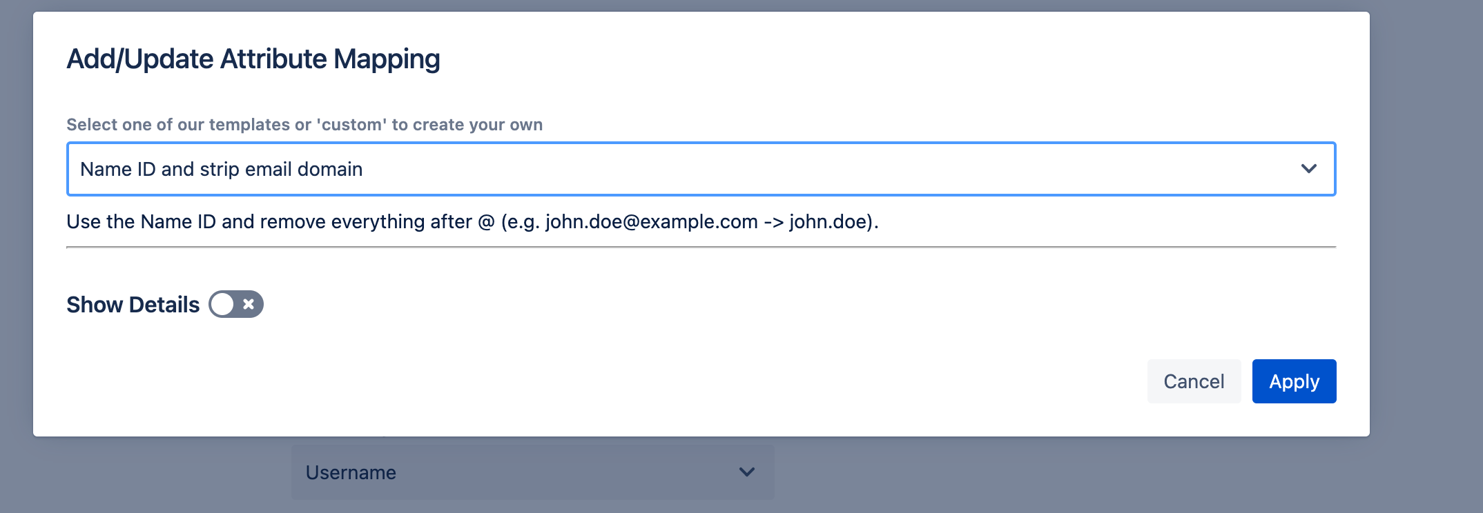 no code email domain stripping