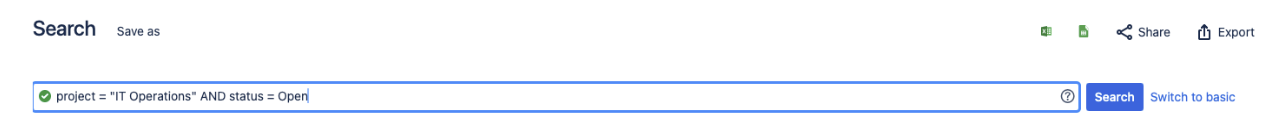 jira query language jql search