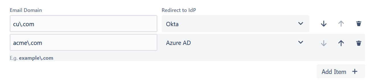 email rules okta azure ad
